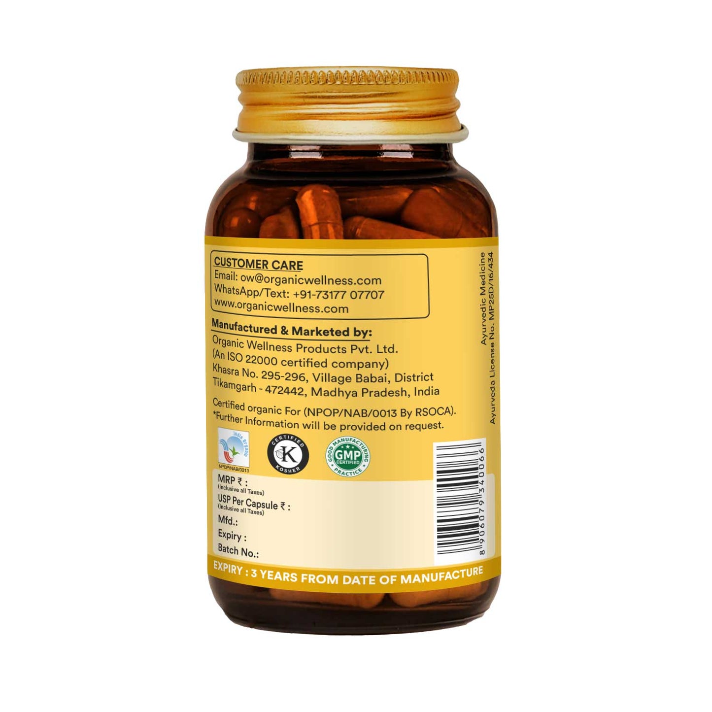 Organic Wellness Trikatu 90 Capsules