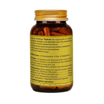 Organic Wellness Triphala 90 Capsules