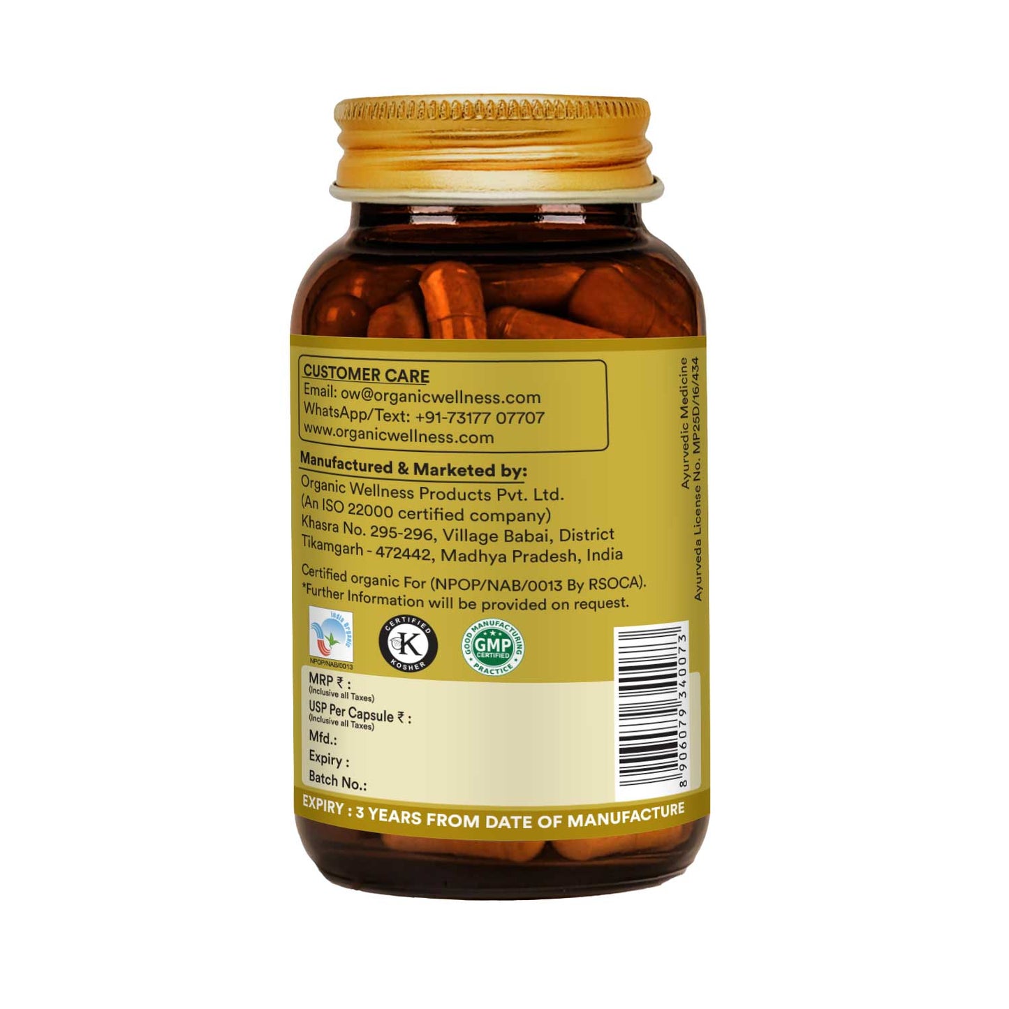 Organic Wellness Triphala 90 Capsules