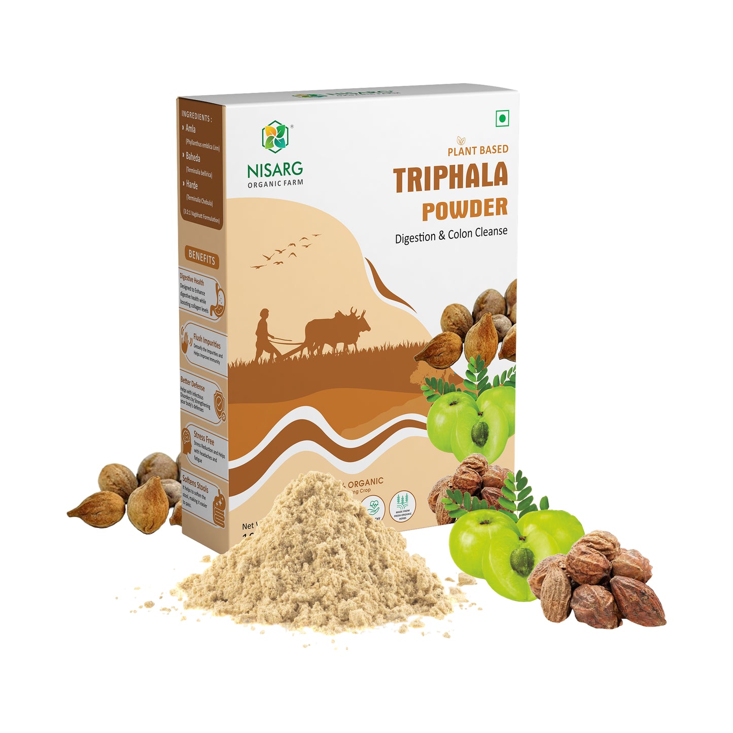 Nisarg Organic Farm Triphala Powder