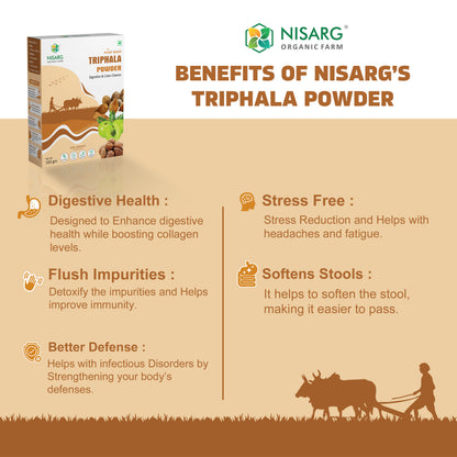 Nisarg Organic Farm Triphala Powder