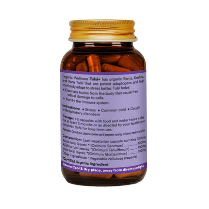 Organic Wellness Tulsi + 90 Capsules
