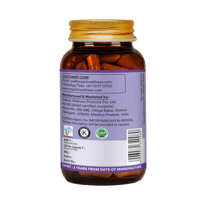 Organic Wellness Tulsi + 90 Capsules