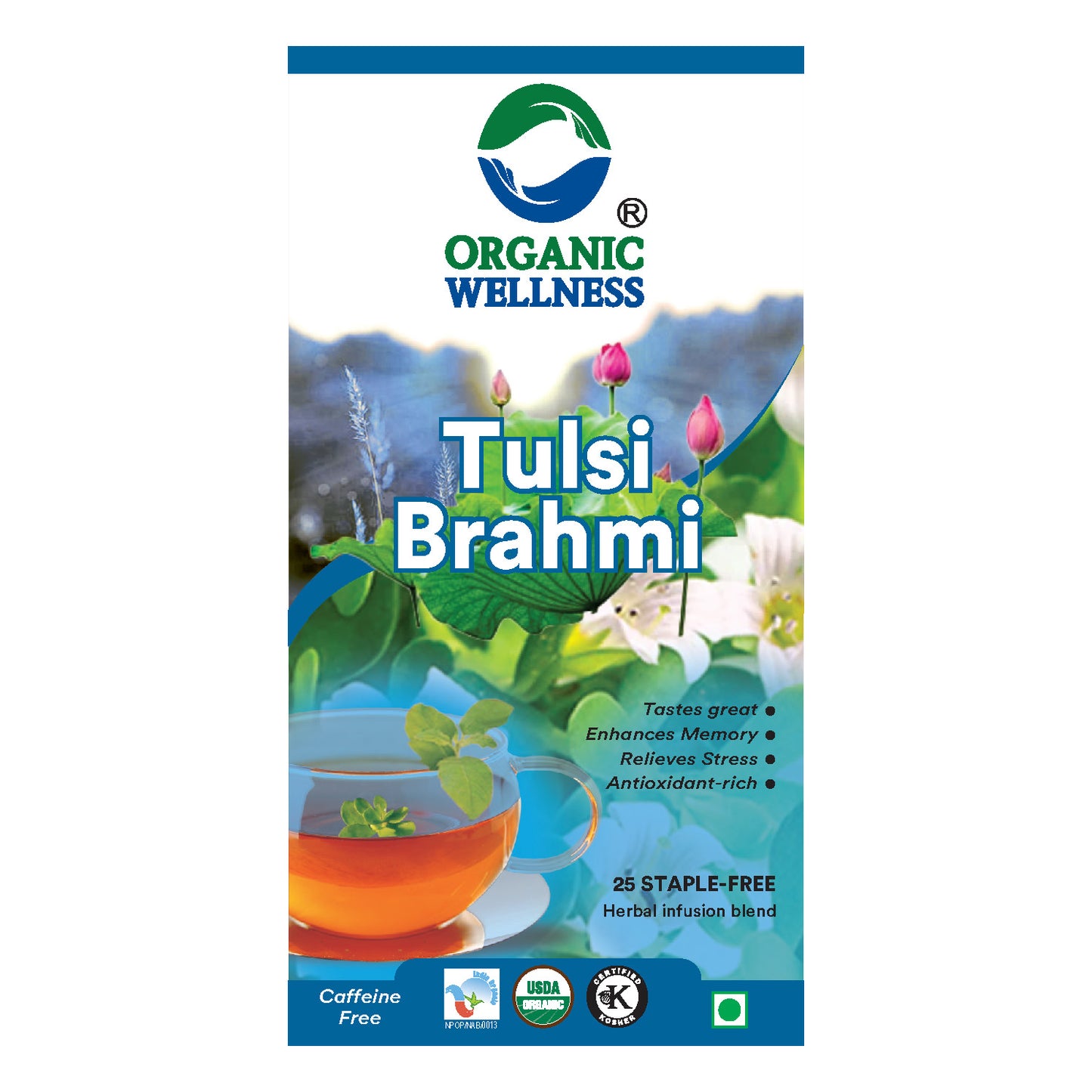 Organic Wellness Tulsi Brahmi Tea