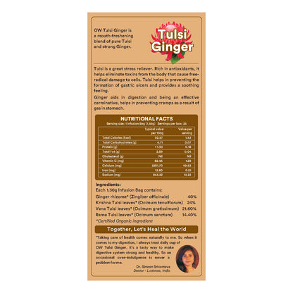 Organic Wellness Tulsi Ginger Tea