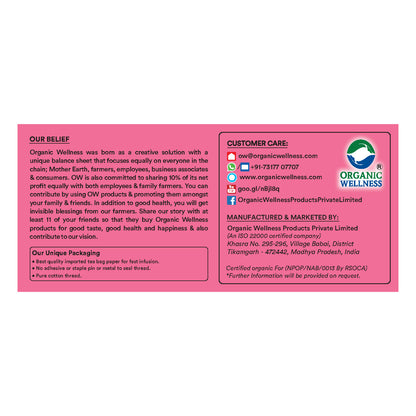 Organic Wellness Tulsi Indian Rose Tea