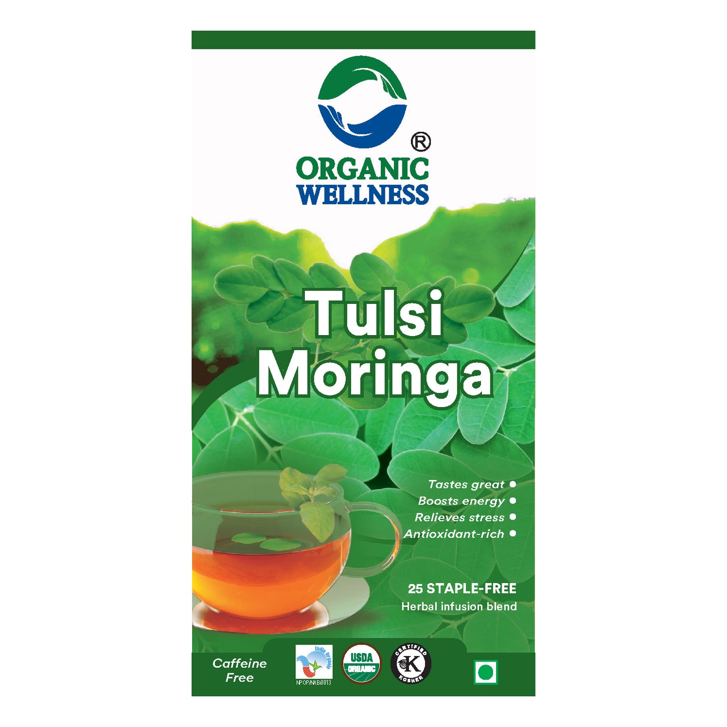Organic Wellness Tulsi Moringa Tea