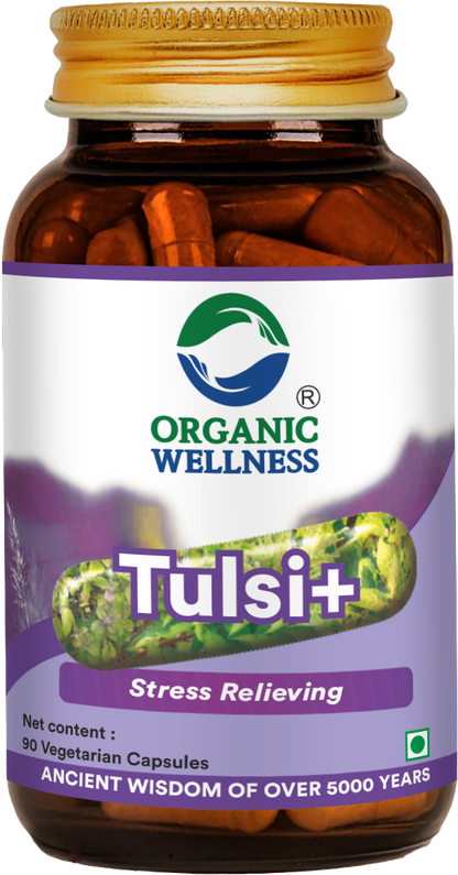 Organic Wellness Tulsi + 90 Capsules