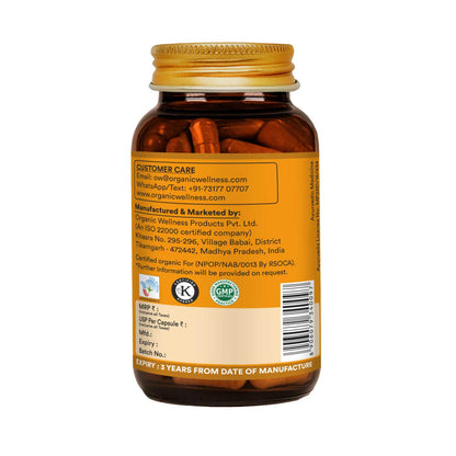 Organic Wellness Turmeric C +  90 Capsules