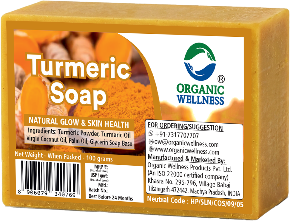 Organic Wellness Turmeric Soap