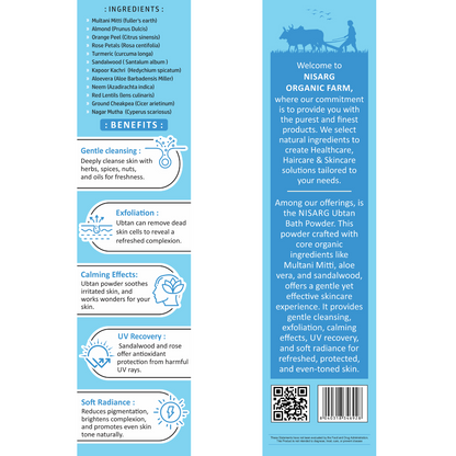 Nisarg Organic Farm Ubtan Bath Powder