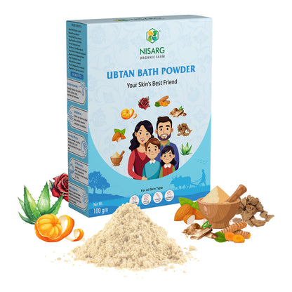 Nisarg Organic Farm Ubtan Bath Powder