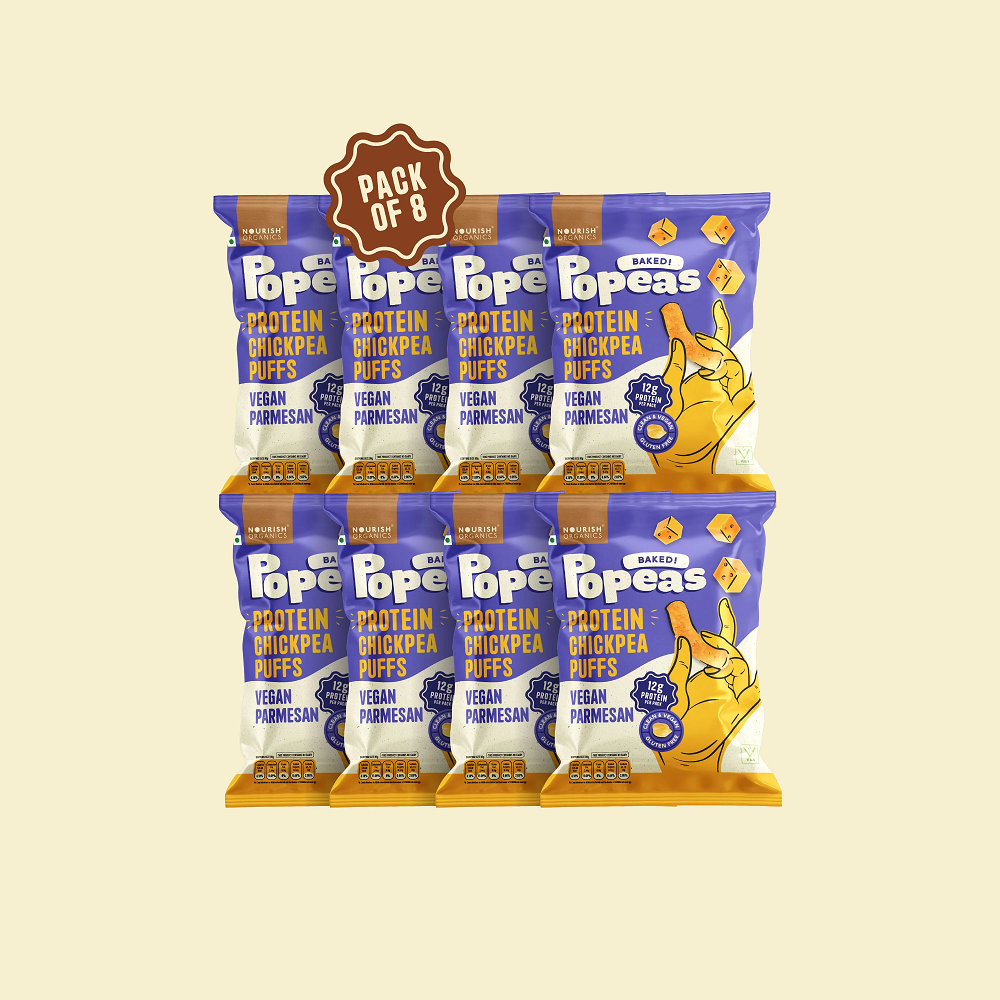 Nourish Organics Vegan Parmesan Protein Puffs (60 GM)