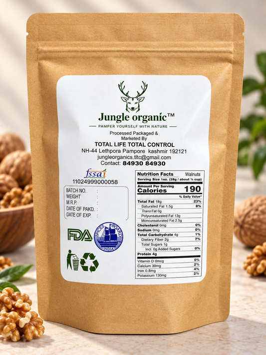 Jungle Organic Walnuts (500 GM)