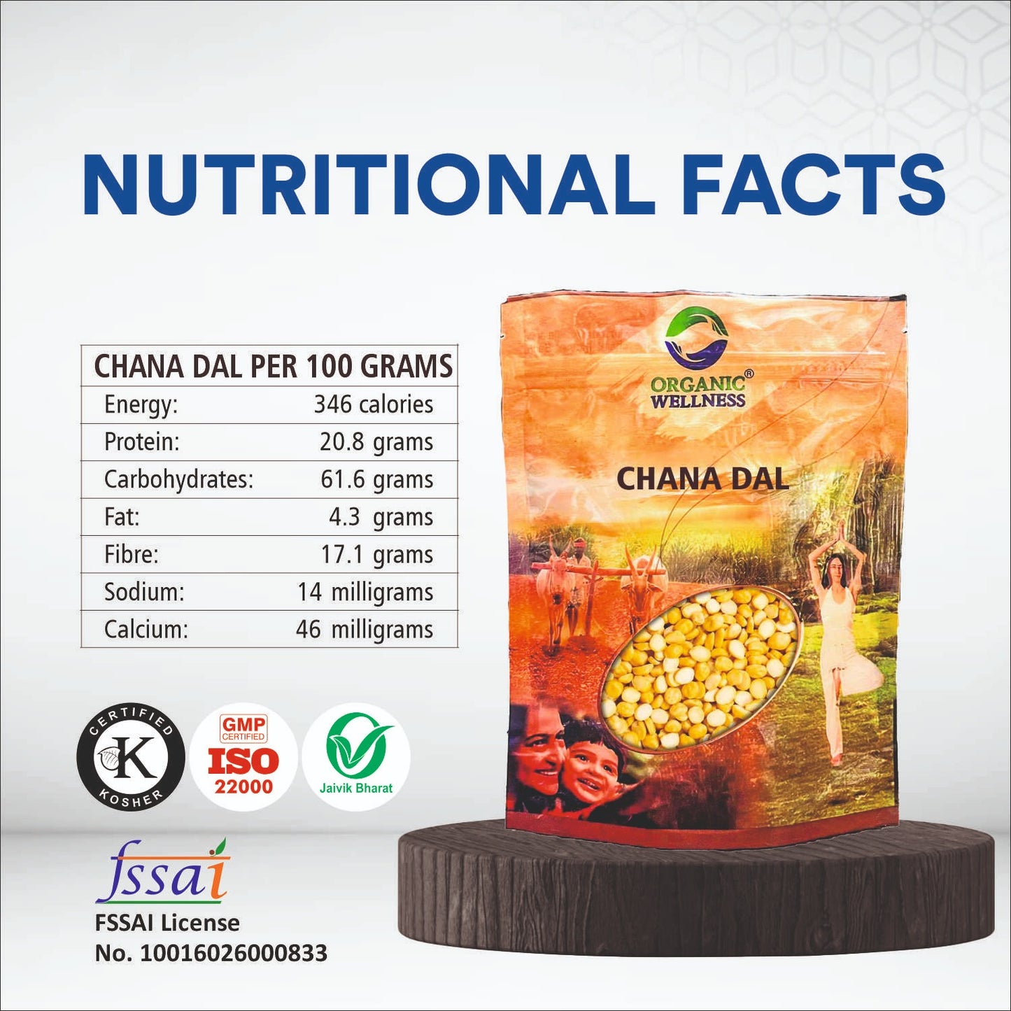 Organic Wellness Chana Dal