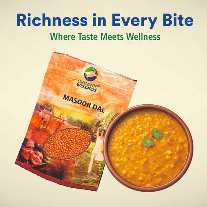 Organic Wellness Masoor Dal Split