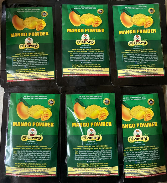 Aajaji Organic Farm Chemical Free* Kesar Mango Powder