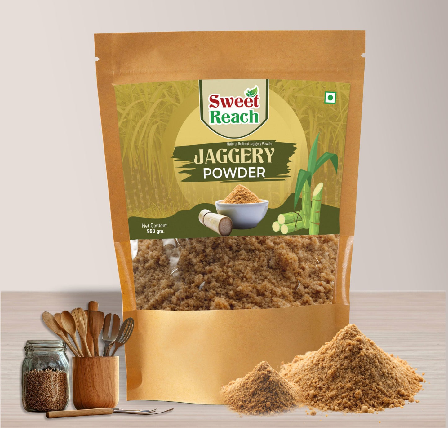 Sweet Reach Organic Jaggery Powder