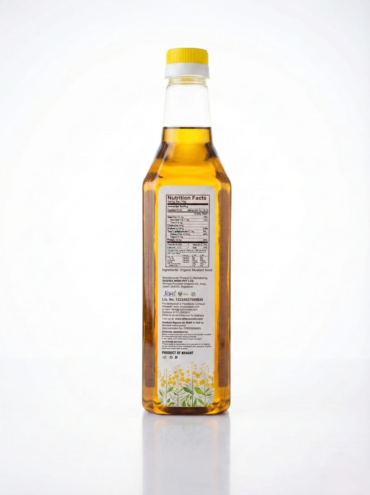 GreenGrove Organic Black Mustard Oil (1 L)