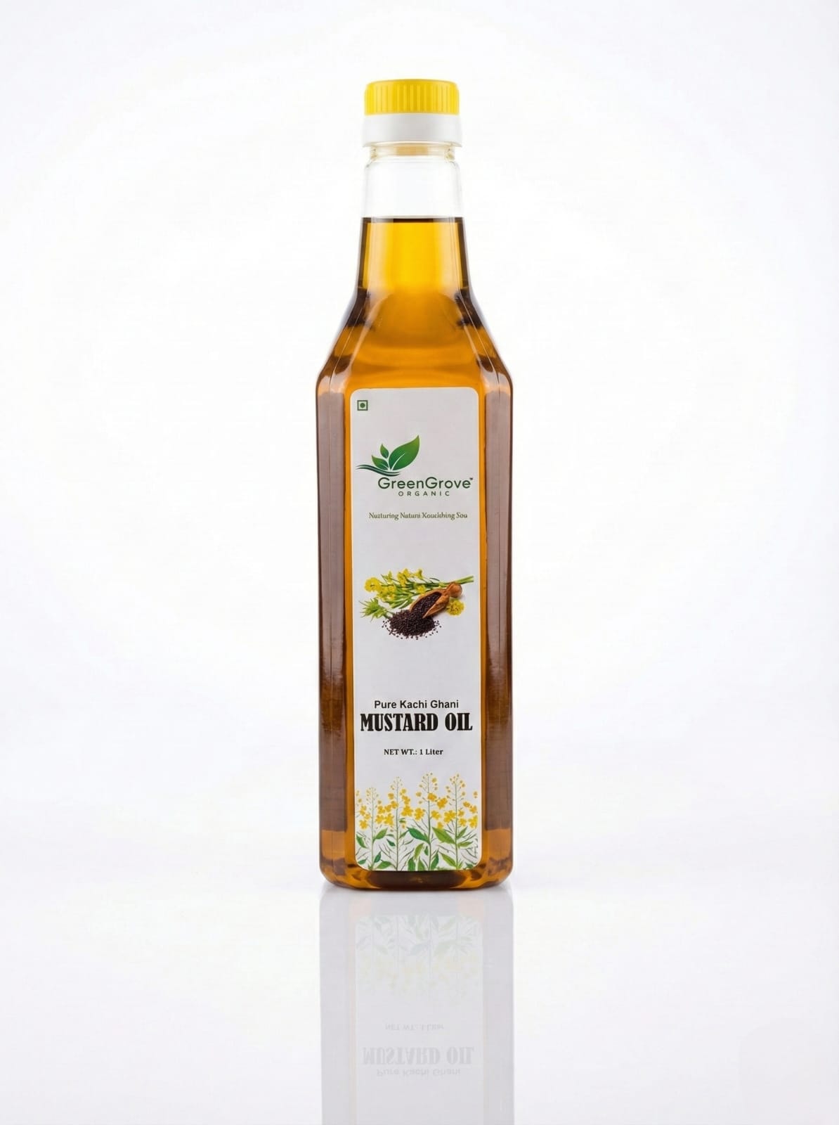 GreenGrove Organic Black Mustard Oil (1 L)