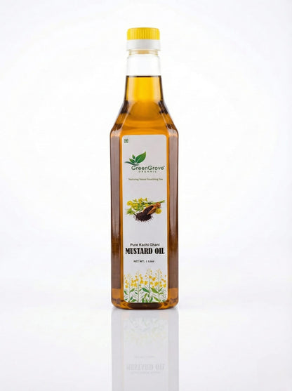 GreenGrove Organic Black Mustard Oil (1 L)