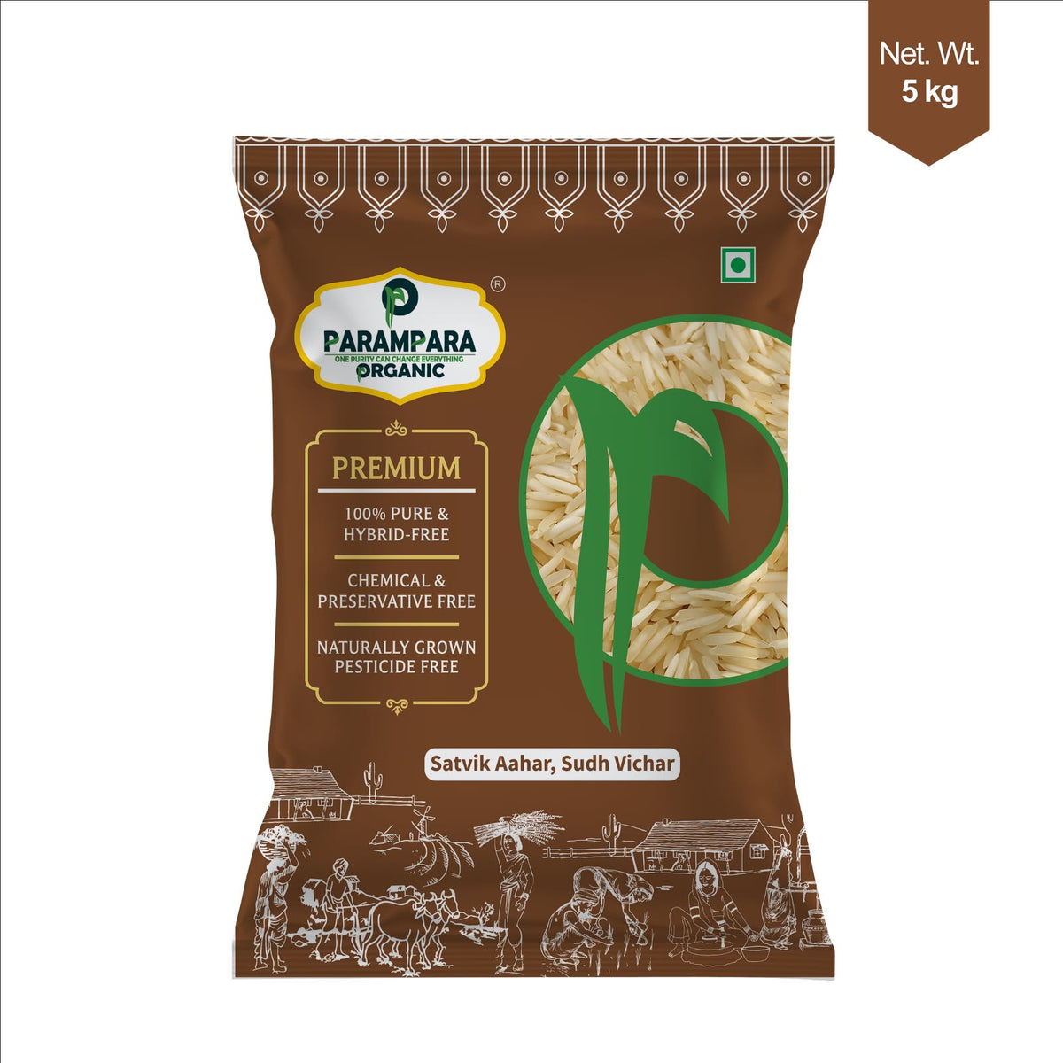 Parampara Organic White Basmati Rice