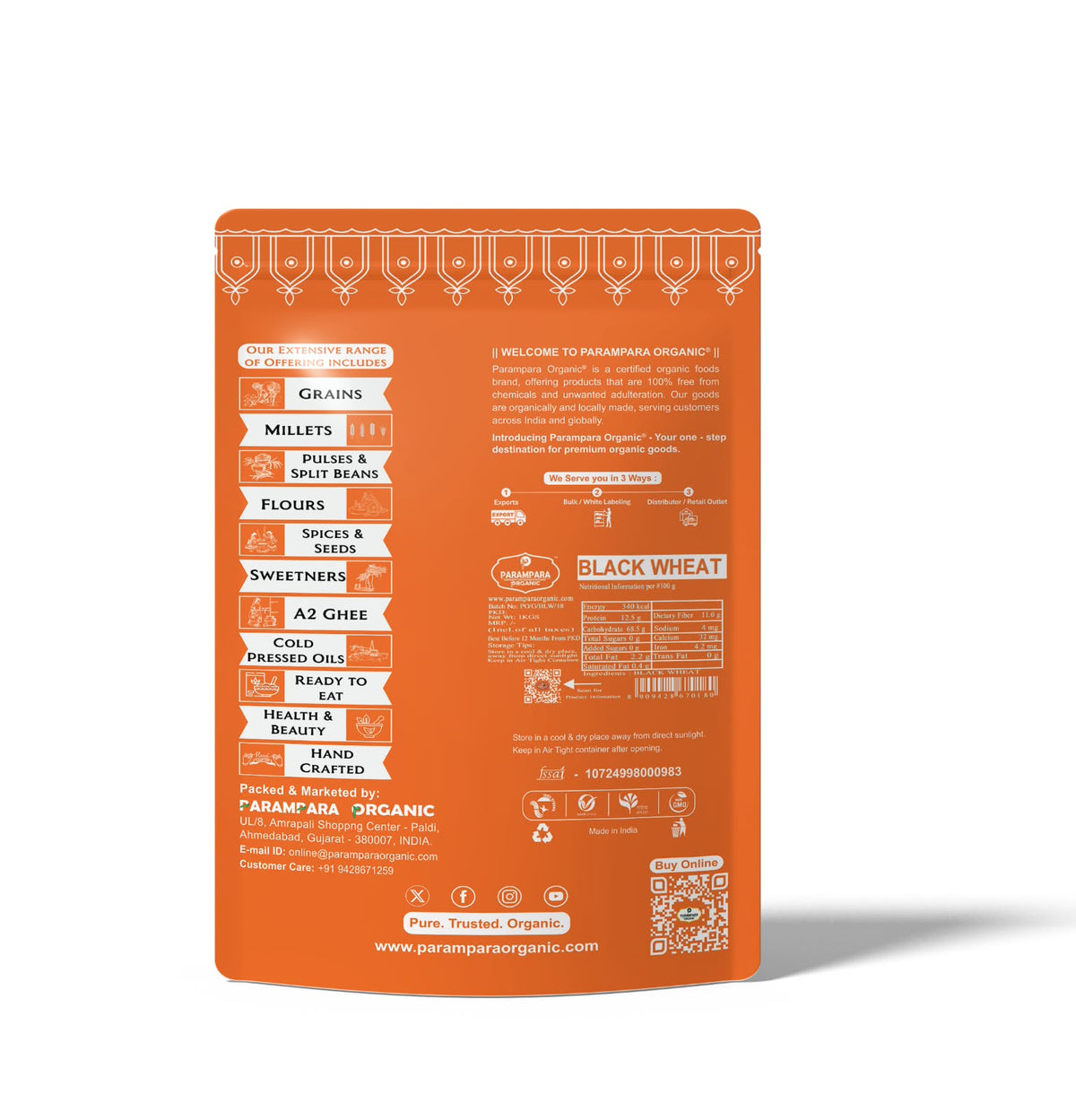 Parampara Organic Black Wheat