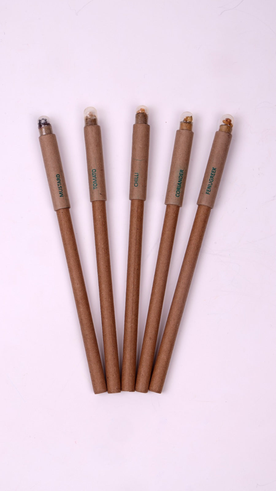Vidigo Pencils Plantable Seed Cap With Paper Pen (5 Pcs)