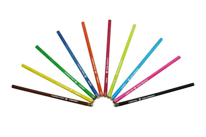 Vidigo Pencils Plantable Seed Colour  Paper Pencil (10 Pcs)