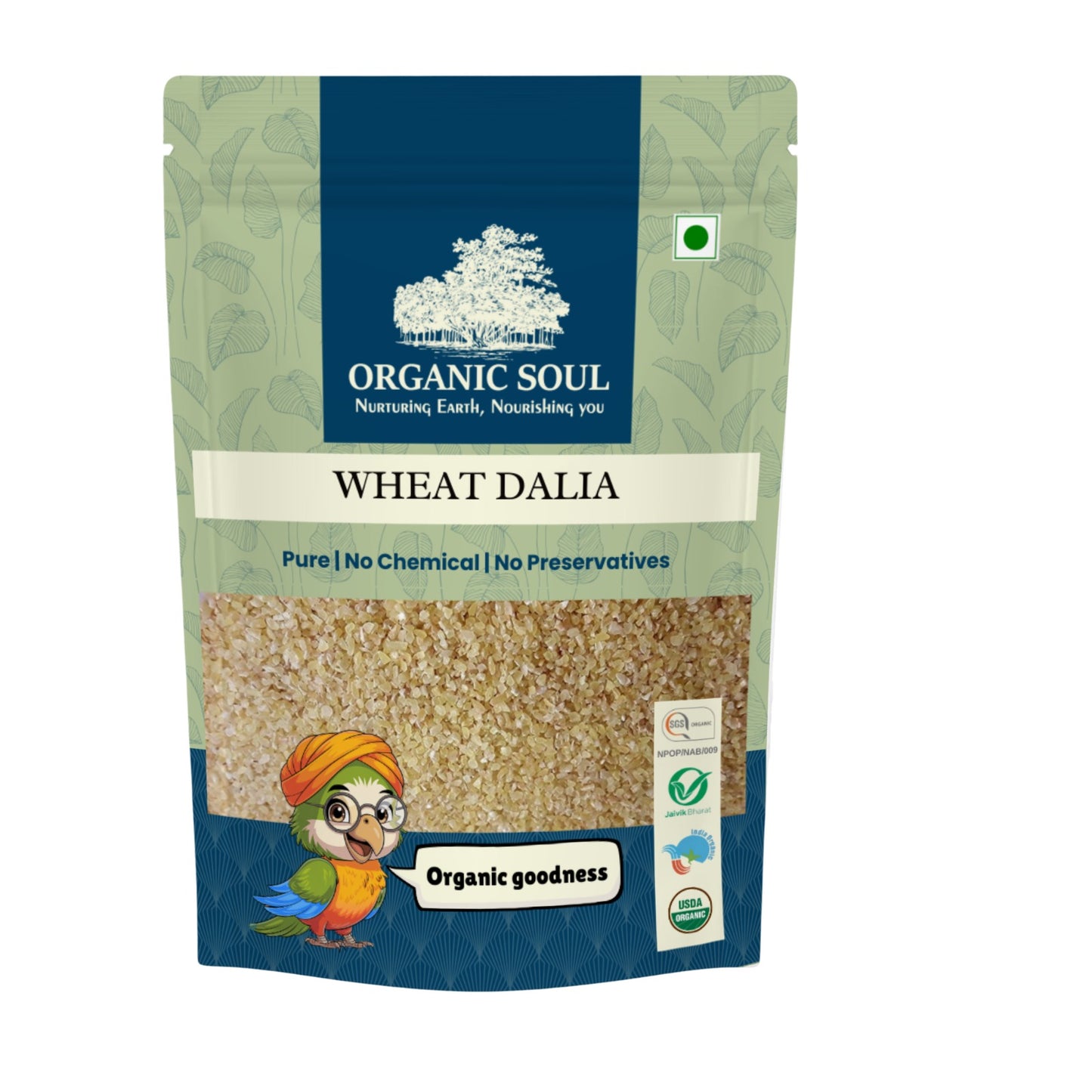 Organic Soul Wheat Dalia (Raw)