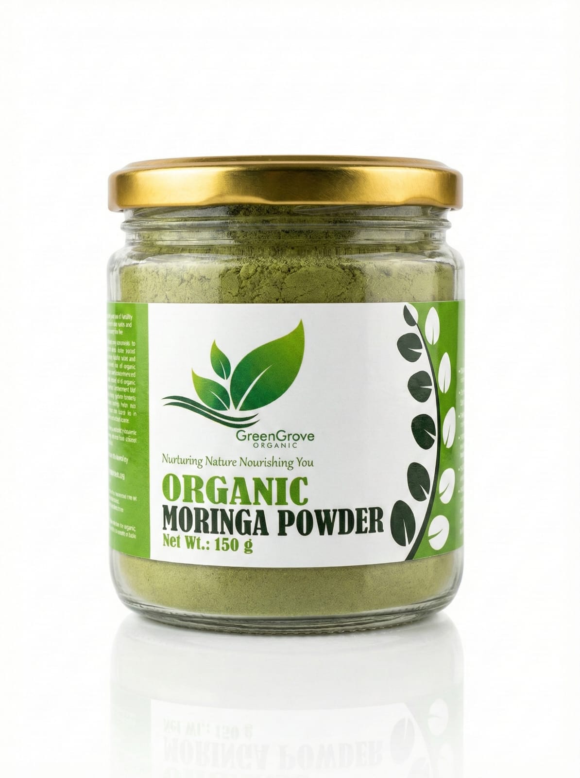 GreenGrove Organic Moringa Powder (150 GM)