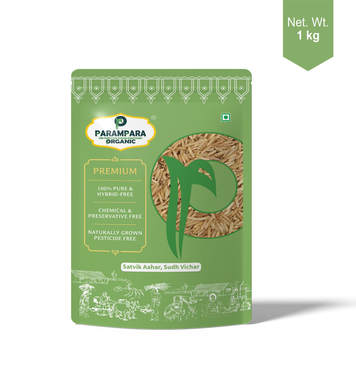Parampara Organic Brown Basmati Rice