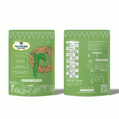 Parampara Organic Brown Basmati Rice