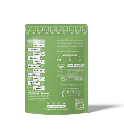 Parampara Organic Brown Basmati Rice