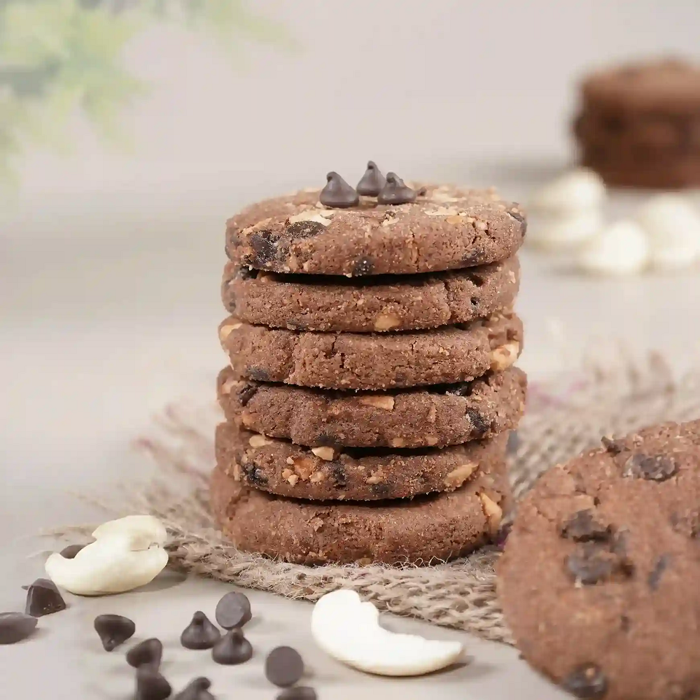 Frissly Wheat Cashew Chocolate Cookies (120 GM)
