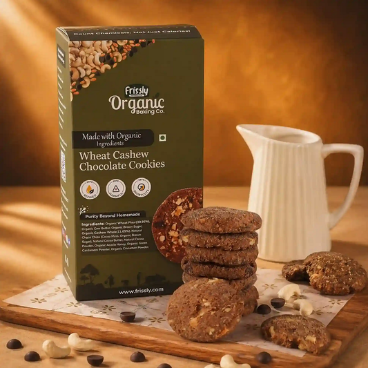 Frissly Wheat Cashew Chocolate Cookies (120 GM)