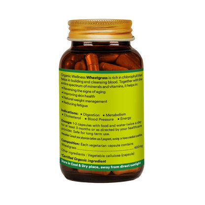 Organic Wellness Wheatgrass 90 Capsules