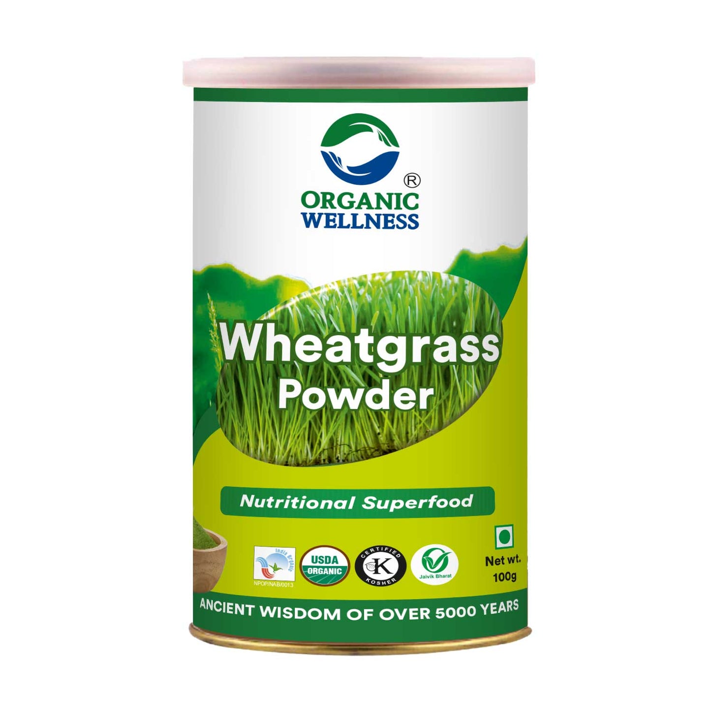 Organic Wellness Wheat Grass Powder (100 GM)