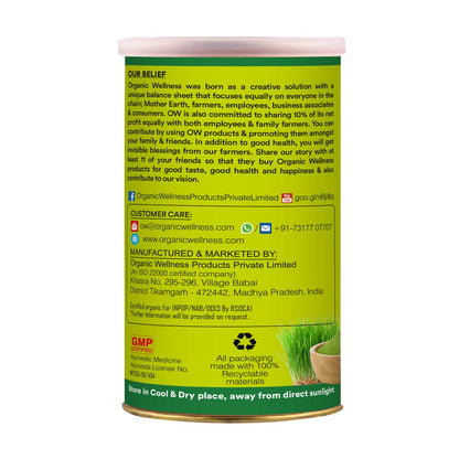 Organic Wellness Wheat Grass Powder (100 GM)