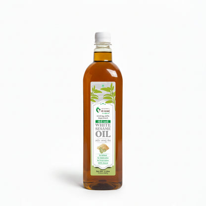 Gosatvam Prakrutik Mart White Sesame Oil 1 Liter