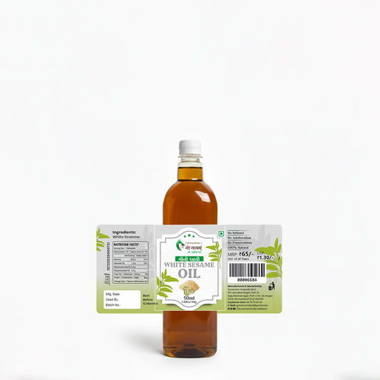 Gosatvam Prakrutik Mart White Sesame Oil 50 ML