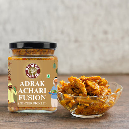 Organic Nation Adrak Achari Fusion (Ginger Pickle)