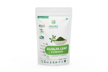 Nisarg Organic Farm Alfalfa Leaf Powder (100 GM)