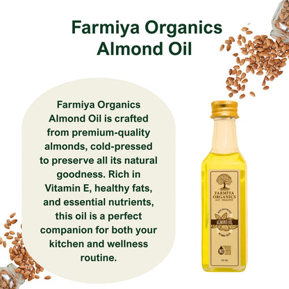 Farmiya Organics Almond Oil 100 ML