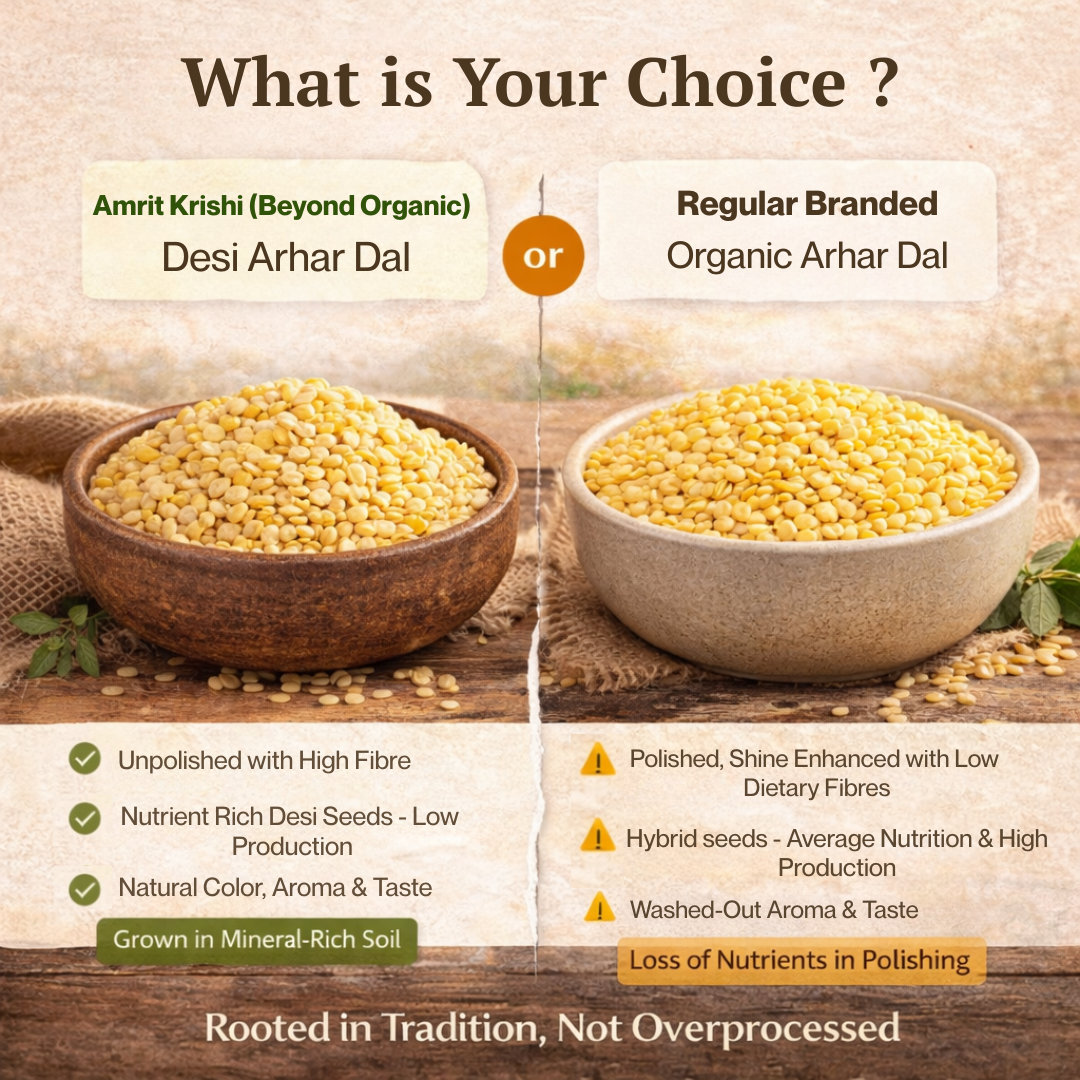 Amrit Krishi Desi Arhar Dal