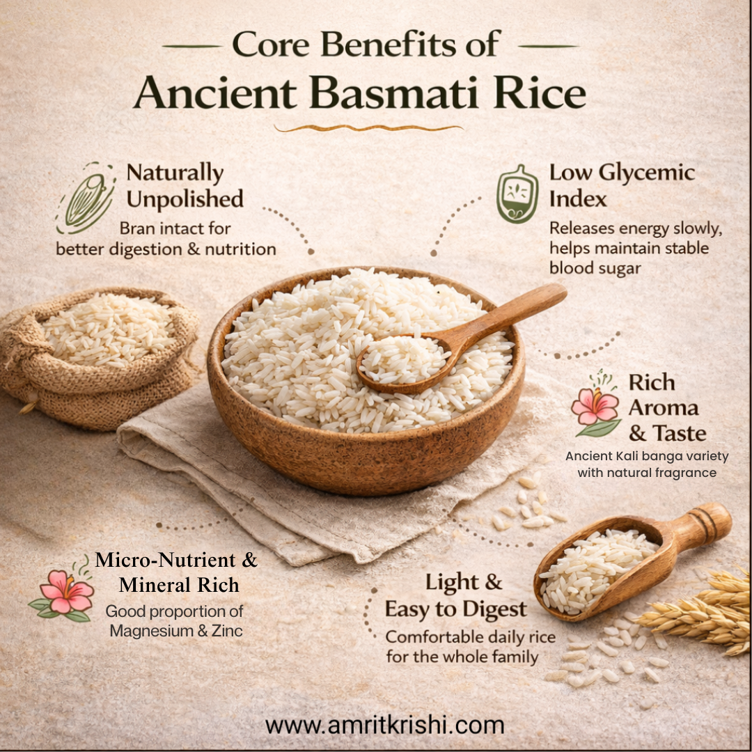 Amrit Krishi Basmati Rice (Kali Banga)