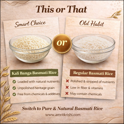 Amrit Krishi Basmati Rice (Kali Banga)