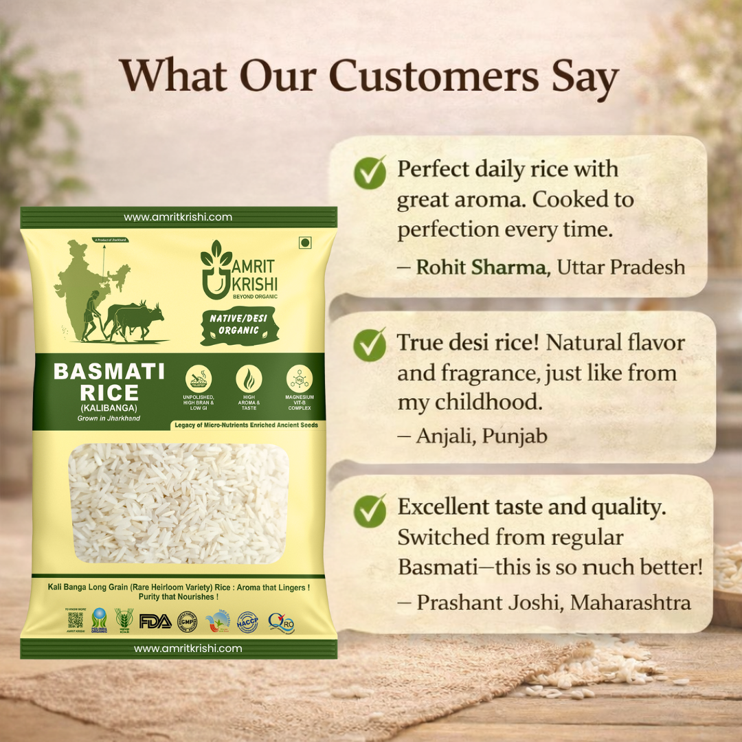 Amrit Krishi Basmati Rice (Kali Banga)