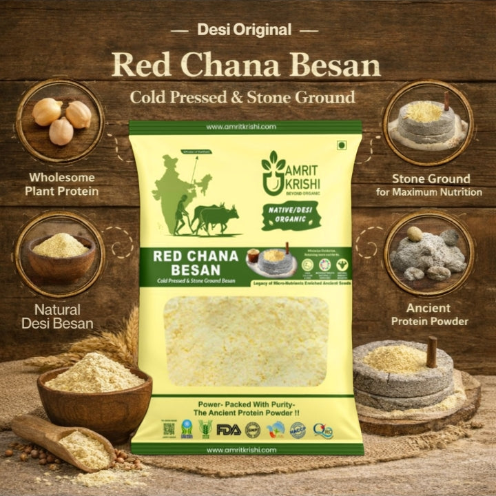 Amrit Krishi Desi Besan (Red Chana)