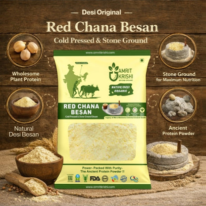 Amrit Krishi Desi Besan (Red Chana)